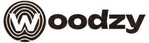 logo woodzy name black