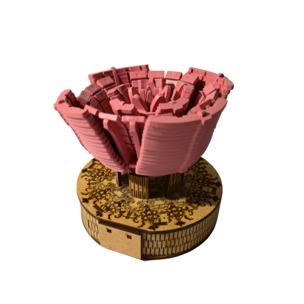 coffret woodzy : rose bois & socle gravé (copie)